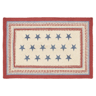 Celebration Jute Braided Rug Rect w/ Pad 2'x3' VHC Brands - The Fox Decor